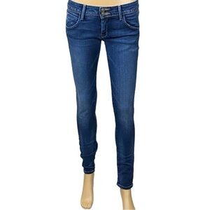 HUDSON Collin Mid-Rise Skinny Jeans with stretch in color-Obsess Size 26 EUC
